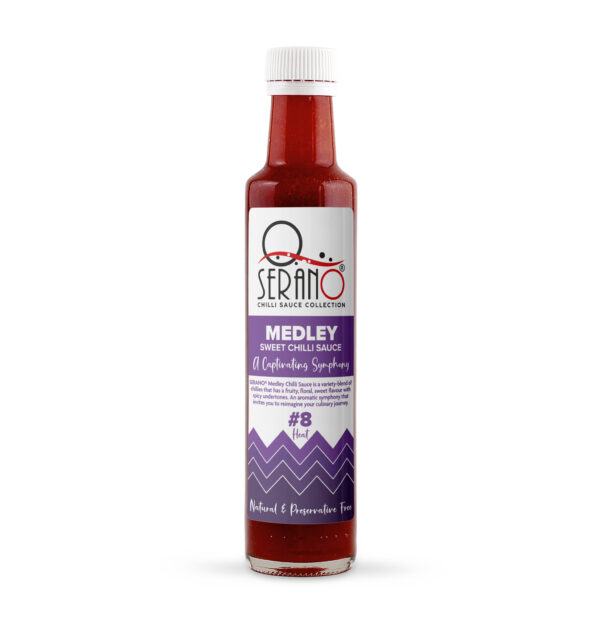 Serano Medley Sweet Chilli Sauce 250ml Glass